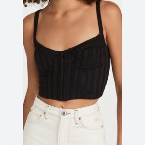 Jonathan Simkhai, top. Black, XS. Never worn!